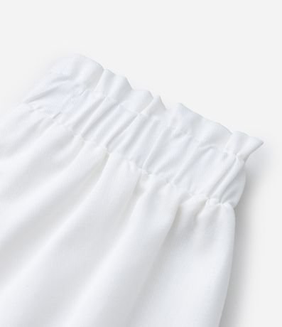 Pantalón Wide Leg Infantil en Sarga con Aplicación de Brillos- Talle 5 a 14 años 4