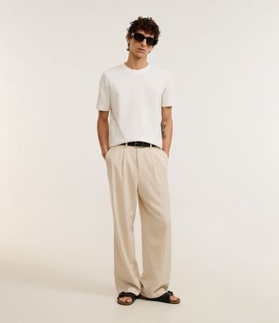 Remera Slim en Algodón Texturizada 5