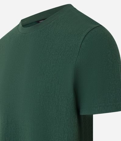 Remera Slim en Algodón Texturizada 7