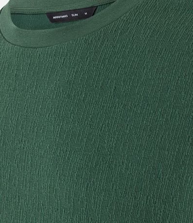 Remera Slim en Algodón Texturizada 9
