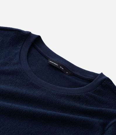 Remera Slim en Algodón Texturizada 8