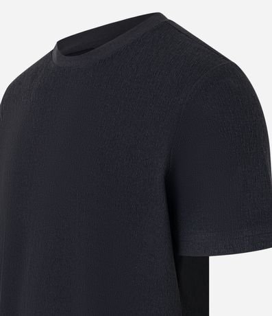 Remera Slim en Algodón Texturizada 6