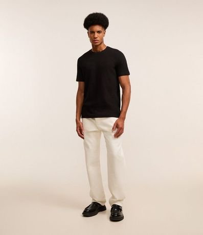 Remera Slim en Algodón Texturizada 2