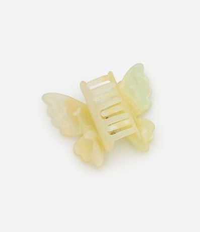 Pinza para el Pelo con Efecto Marmorizado y Forma de Mariposa Doble 2