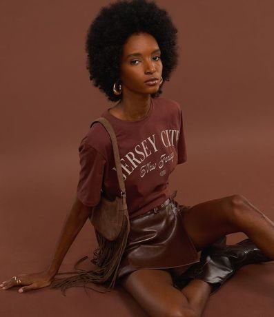 Remera T-shirt en Algodón con Estampa Jersey City 4