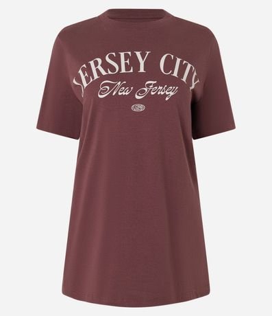 Remera T-shirt en Algodón con Estampa Jersey City 5