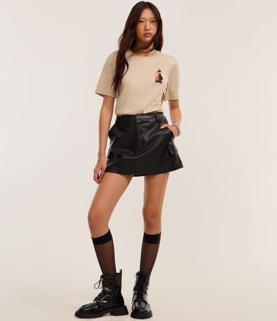 Remera T-shirt en Algodón con Estampa Frente y Espalda Harry Best Owl 2