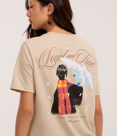 Remera T-shirt en Algodón con Estampa Frente y Espalda Harry Best Owl 4