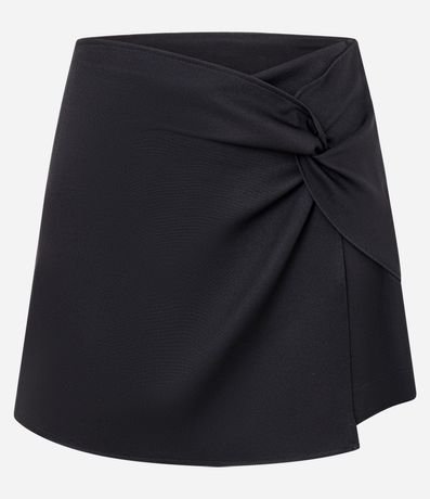 Short Pollera en Sastrería con Nudo Delantero 7