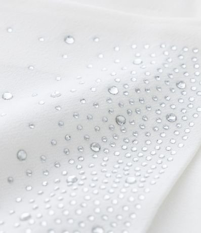 Short Pollera Infantil en Crepé con Brillos Sastre - Talle 5 a 14 años 3