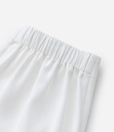 Short Pollera Infantil en Crepé con Brillos Sastre - Talle 5 a 14 años 5