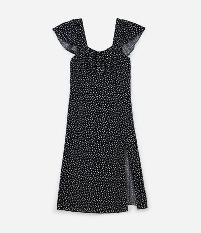 Vestido Midi en Crepé con Estampa de Lunares Curve & Plus Size 5