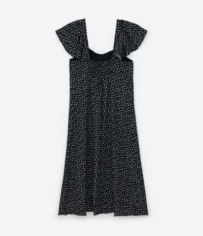 Vestido Midi en Crepé con Estampa de Lunares Curve & Plus Size 6
