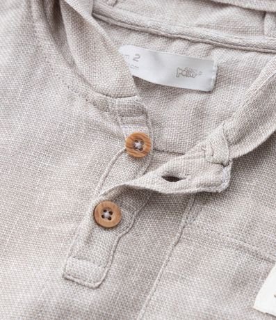 Camisa Bata Infantil en Viscolino con Capucha - Talle 1 a 6 años 5