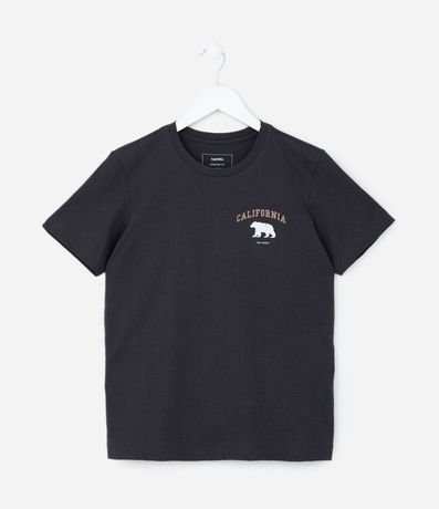 Remera Infantil con Estampa Oso California - Talle 7 a 14 años 1