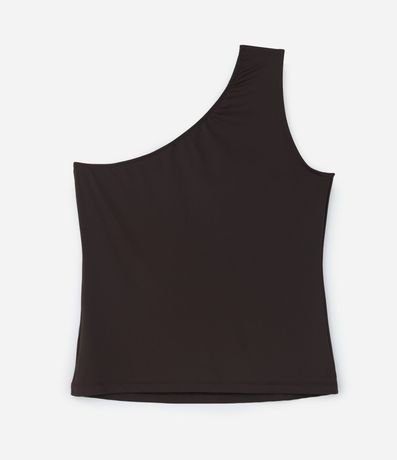 Blusa Hombro Único en Microfibra Curve & Plus Size 6