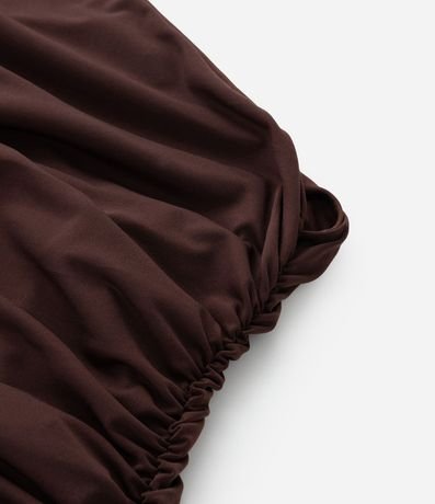 Vestido Midi Hombro Único y Fruncido Lateral Curve & Plus Size 8