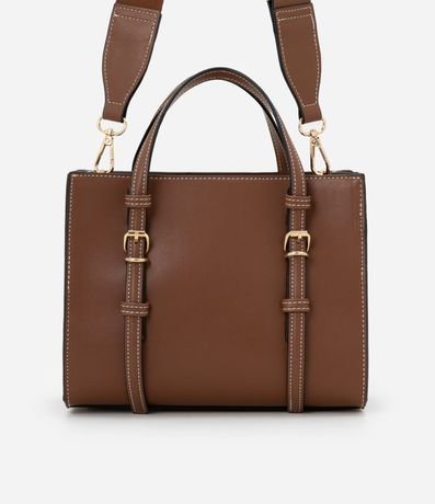 Bolsa Satchel Mediana con Correa de Mano Desmontable y Boho Romántico 3