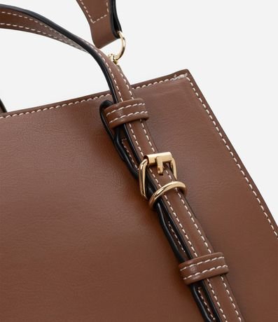 Bolsa Satchel Mediana con Correa de Mano Desmontable y Boho Romántico 4