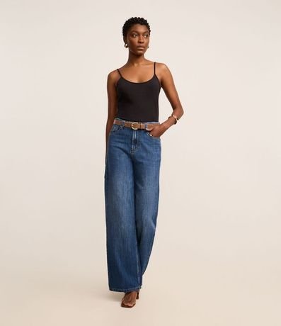 Blusa Básica de Bretel Fino en Algodón Peruano 2