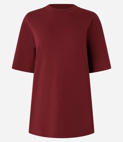 Remera Básica Relaxed en Malla 5