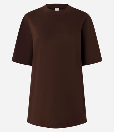 Remera Básica Relaxed en Malla 5