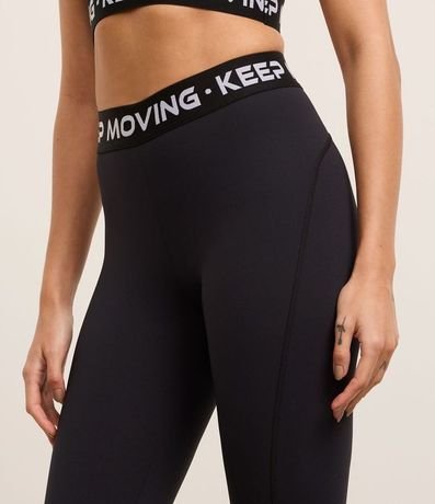 Pantalón Legging Deportiva en Microfibra con Cintura Elástica Keep Mooving 4