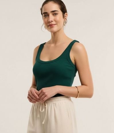 Blusa Musculosa en Rib 4