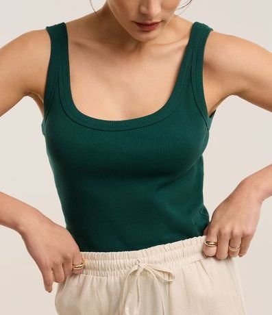Blusa Musculosa en Rib 6