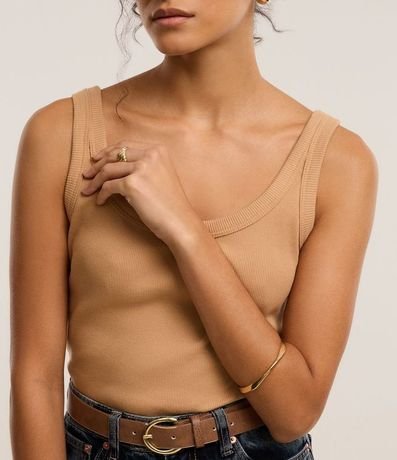 Blusa Musculosa en Rib 5