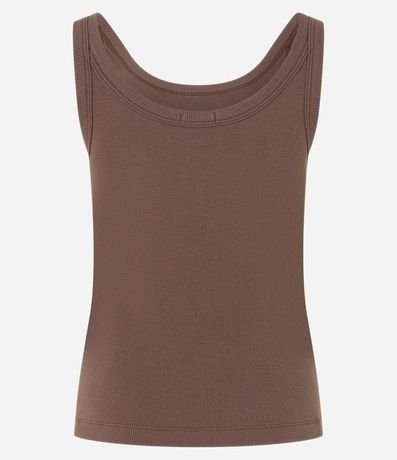 Blusa Musculosa en Rib 9