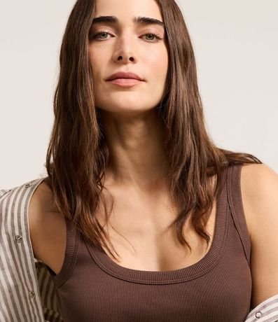Blusa Musculosa en Rib 3