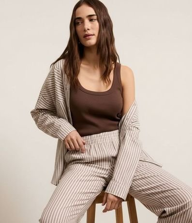 Blusa Musculosa en Rib 4