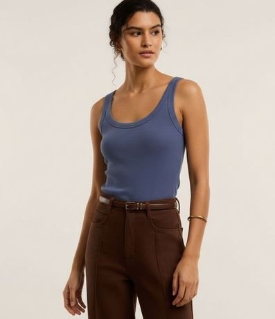 Blusa Musculosa en Rib 4