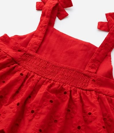 Vestido Infantil en Laise Texturizado - Talle 1 a 6 años 4