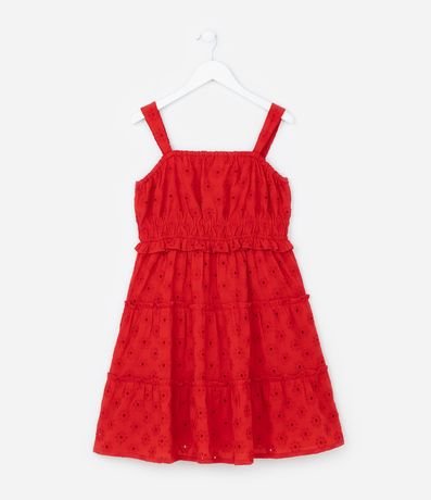 Vestido Marias Infantil en Laise con Elástico en el Busto  - Talle 5 a 14 años 3