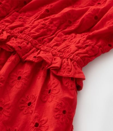 Vestido Marias Infantil en Laise con Elástico en el Busto  - Talle 5 a 14 años 4