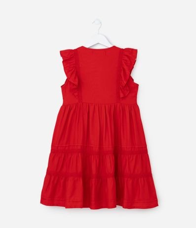 Vestido Infantil con Detalles en Encaje - Talle 5 a 14 años 3