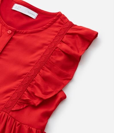 Vestido Infantil con Detalles en Encaje - Talle 5 a 14 años 8