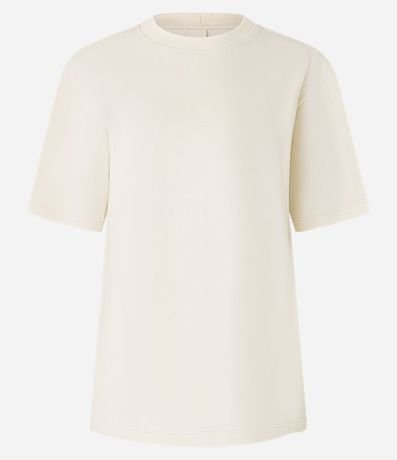 Remera en Algodón con Cuello Redondo 5