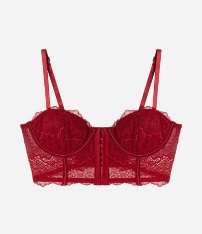 Soutien Alargado en Encaje Floral 5