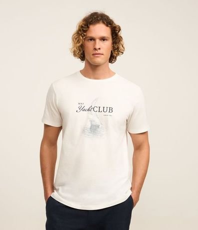Remera Comfort Algodón Yacht club.