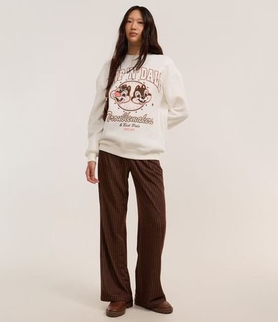 Sudadera con Forro Fleece en Algodón con Estampa Chip N Dale 2