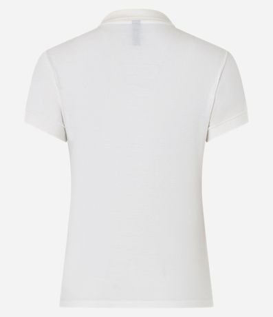 Blusa en Algodón con Cuello Polo y Manga Corta 6