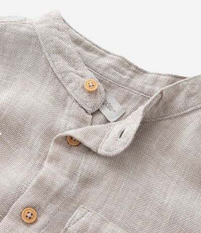 Camisa Infantil con botones Contrastantes y Bolsillo - Talle 1 a 6 años 5
