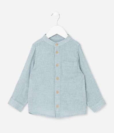 Camisa Infantil con botones Contrastantes y Bolsillo - Talle 1 a 6 años