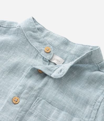 Camisa Infantil con botones Contrastantes y Bolsillo - Talle 1 a 6 años 5