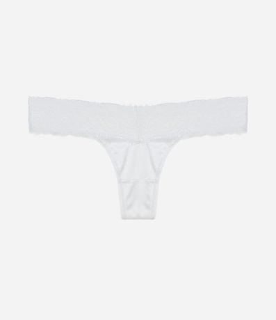 Bombacha Colaless Hilo Doble en Microfibra con Encaje Lateral 5