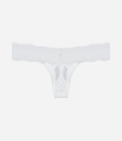 Bombacha Colaless Hilo Doble en Microfibra con Encaje Lateral 6