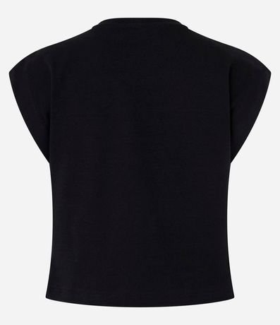 Blusa en Rib sin Manga Hombrera 6